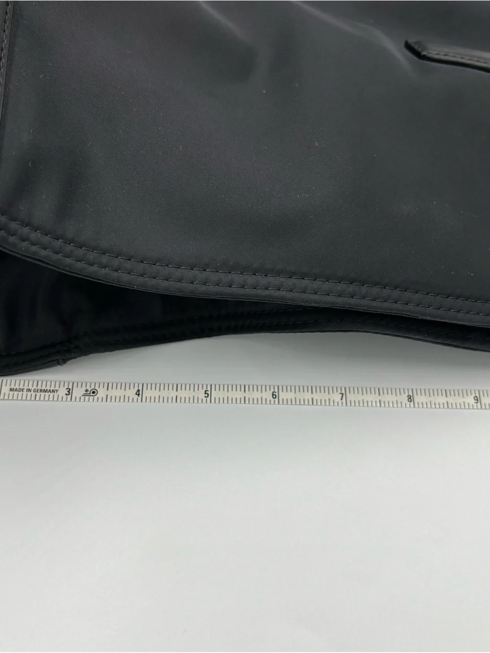 Tory Burch Black Nylon Tote with Gold Hardware